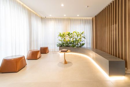 Apartamento para alugar com 30m², 1 quarto e sem vagaÁrea comum - Hall Social