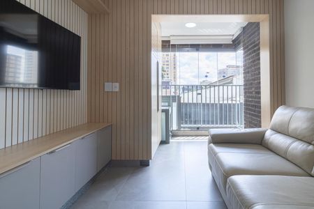 Sala de apartamento para alugar com 1 quarto, 30m² em Indianópolis, São Paulo