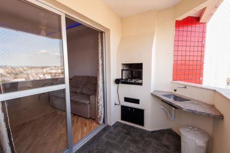 Varanda da Sala de apartamento para alugar com 3 quartos, 86m² em Jardim das Nações, Taubaté