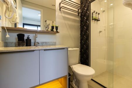 Apartamento à venda com 29m², 1 quarto e sem vagaBanheiro da Suíte