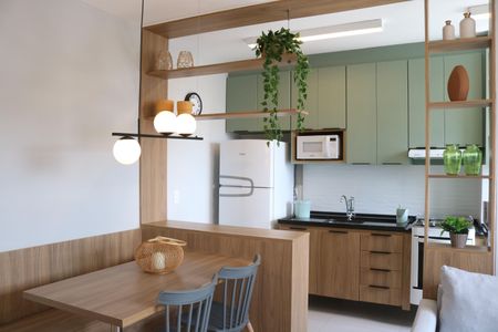 Apartamento à venda com 40m², 2 quartos e sem vagaCozinha e Área de Serviço