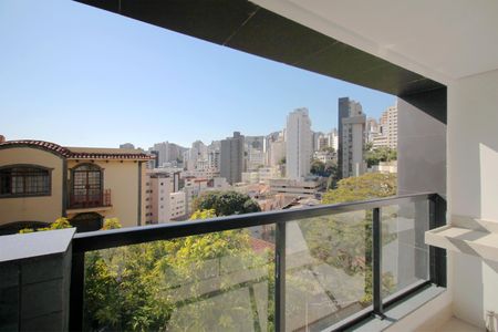 Varanda da Sala de apartamento à venda com 3 quartos, 97m² em Sion, Belo Horizonte