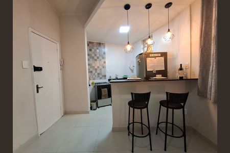 Cozinha de apartamento para alugar com 1 quarto, 40m² em Catete, Rio de Janeiro