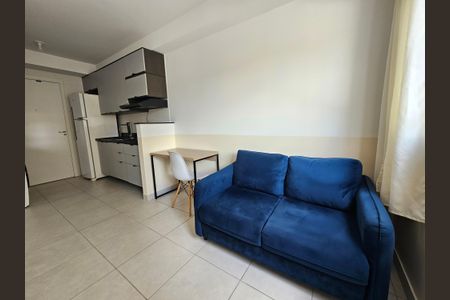 Sala de apartamento para alugar com 1 quarto, 28m² em Jardim Caravelas, São Paulo