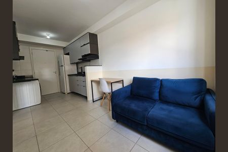 Sala de apartamento para alugar com 1 quarto, 28m² em Jardim Caravelas, São Paulo