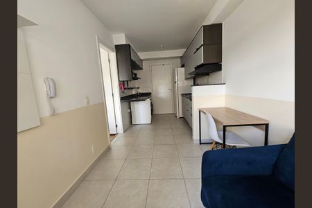 Sala de apartamento para alugar com 1 quarto, 28m² em Jardim Caravelas, São Paulo