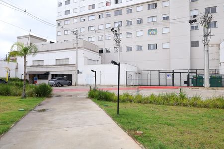 Apartamento para alugar com 27m², 1 quarto e sem vagaFachada do condomínio - Placa grande instalada na fachada do condomínio no dia 12.06.2026 - Código da placa: IMWU-687