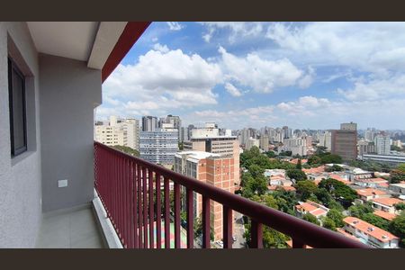 Apartamento para alugar com 32m², 1 quarto e sem vagaVaranda