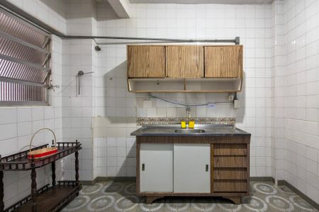 Cozinha de apartamento para alugar com 1 quarto, 59m² em Boqueirão, Praia Grande