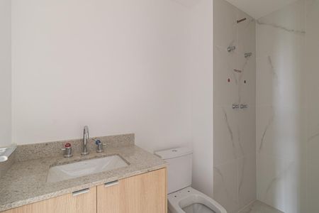 Studio para alugar com 27m², 1 quarto e sem vaga Studio para alugar com 27m², 1 quarto e sem vagaBanheiro