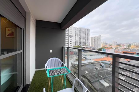 Varanda de kitnet/studio para alugar com 1 quarto, 25m² em Ipiranga, São Paulo