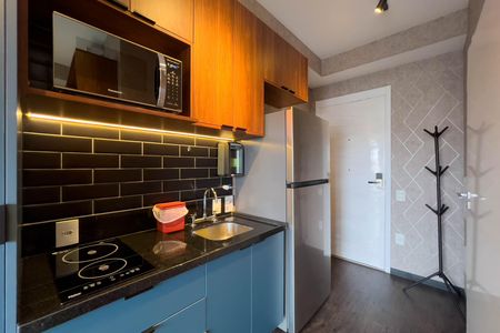 Cozinha de kitnet/studio para alugar com 1 quarto, 25m² em Ipiranga, São Paulo
