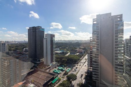 Vista da Varanda de kitnet/studio para alugar com 1 quarto, 29m² em Indianópolis, São Paulo