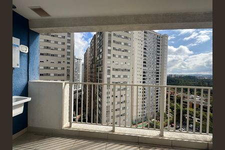 Varanda da Sala de apartamento para alugar com 1 quarto, 48m² em Alphaville Empresarial, Barueri
