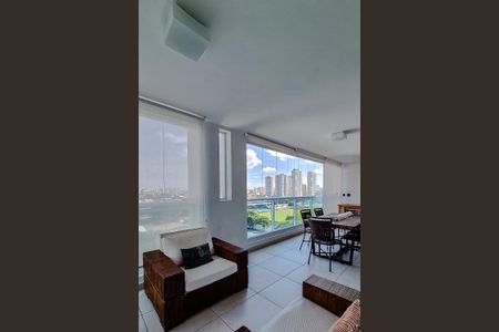 Varanda da Sala de apartamento para alugar com 3 quartos, 242m² em Água Branca, São Paulo