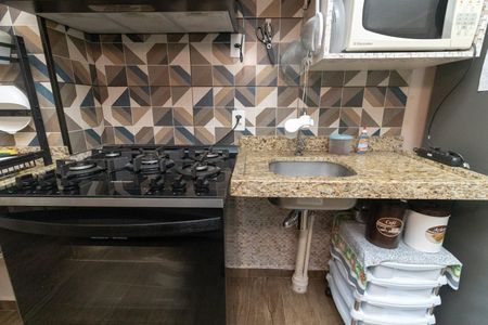 Cozinha de apartamento à venda com 2 quartos, 41m² em Sítio da Figueira, São Paulo
