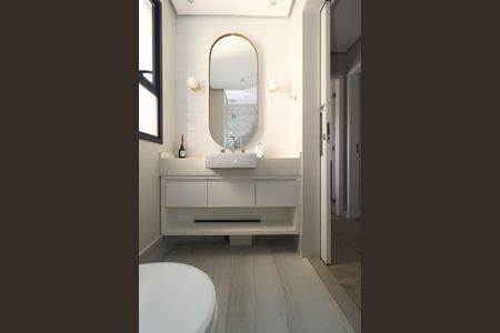 Apartamento à venda com 84m², 2 quartos e 2 vagas Apartamento à venda com 84m², 2 quartos e 2 vagasBanheiro social