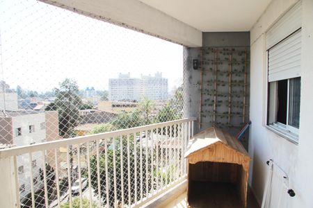 Varanda da Sala de apartamento à venda com 3 quartos, 83m² em Gopoúva, Guarulhos
