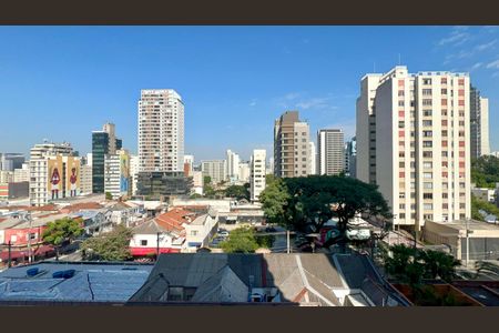 Studio para alugar com 28m², 1 quarto e sem vagaVaranda