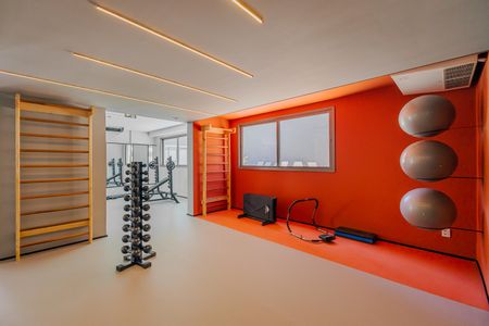 Studio para alugar com 24m², 1 quarto e sem vagaAcademia