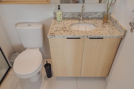 Studio para alugar com 24m², 1 quarto e sem vagaBanheiro