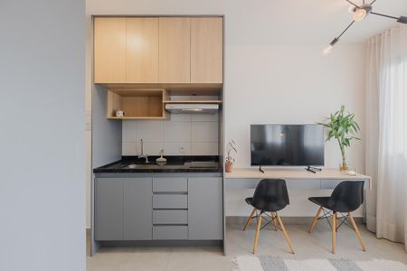 Studio para alugar com 24m², 1 quarto e sem vagaCozinha e Área de Serviço