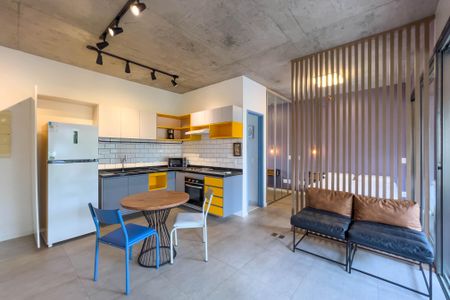Studio para alugar com 44m², 1 quarto e 1 vaga Studio para alugar com 44m², 1 quarto e 1 vagaSala e cozinha