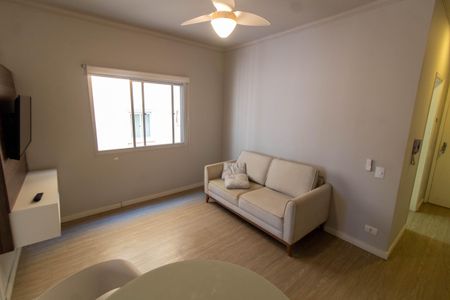 SALA de apartamento para alugar com 1 quarto, 57m² em Cambuí, Campinas