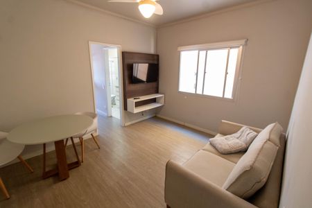SALA de apartamento para alugar com 1 quarto, 57m² em Cambuí, Campinas
