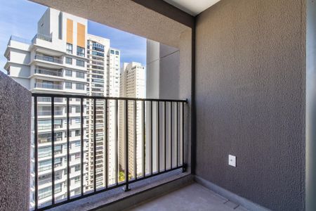 Varanda do Studio  de kitnet/studio à venda com 1 quarto, 30m² em Cidade Monções, São Paulo