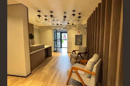 Studio para alugar com 29m², 1 quarto e sem vaga Studio para alugar com 29m², 1 quarto e sem vagaHall de entrada