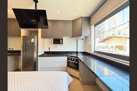 Studio de kitnet/studio para alugar com 1 quarto, 24m² em Indianópolis, São Paulo