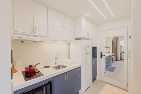 Studio para alugar com 25m², 1 quarto e sem vagaCozinha