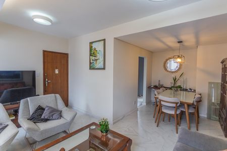 Sala de apartamento à venda com 3 quartos, 90m² em Santo Antônio, Belo Horizonte