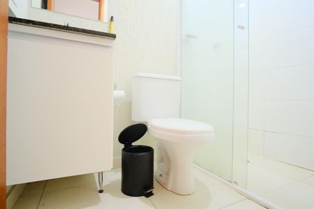 Banheiro de apartamento para alugar com 1 quarto, 27m² em Chácara Santo Antônio (zona Leste), São Paulo
