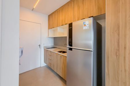 Cozinha de kitnet/studio para alugar com 1 quarto, 25m² em Vila Mariana, São Paulo