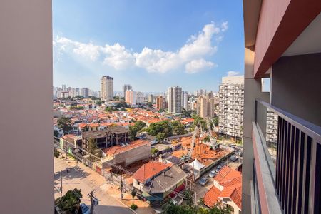 Varanda - Vista de kitnet/studio para alugar com 1 quarto, 25m² em Vila Mariana, São Paulo