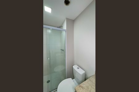 Banheiro social de apartamento para alugar com 3 quartos, 92m² em Santo Amaro, São Paulo