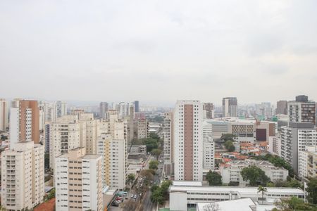 Vista da Sacada de kitnet/studio à venda com 1 quarto, 28m² em Pompeia, São Paulo