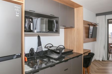 Studio à venda com 28m², 1 quarto e sem vaga Studio à venda com 28m², 1 quarto e sem vagaCozinha