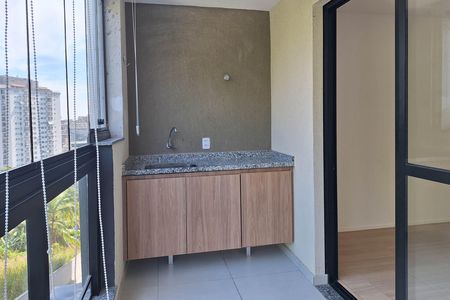 Studio à venda com 39m², 1 quarto e 1 vagaVaranda