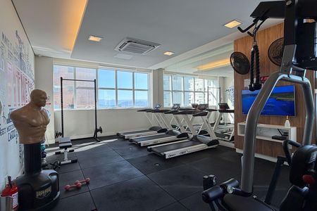 Área comum de apartamento para alugar com 1 quarto, 55m² em Ponta da Praia, Santos