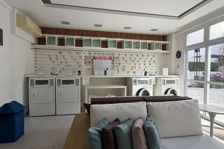 Área comum de apartamento para alugar com 1 quarto, 55m² em Ponta da Praia, Santos