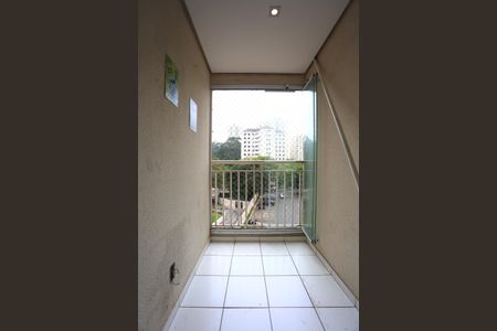 Varanda da Sala de apartamento à venda com 2 quartos, 52m² em Parque Taboão, Taboão da Serra