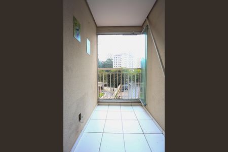 Varanda da Sala de apartamento à venda com 2 quartos, 52m² em Parque Taboão, Taboão da Serra