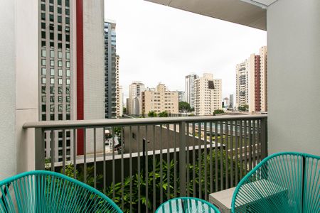 Studio para alugar com 24m², 1 quarto e sem vaga Studio para alugar com 24m², 1 quarto e sem vagaVaranda