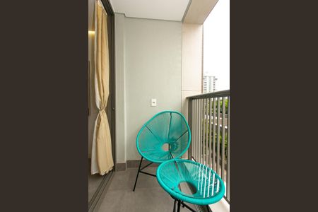 Studio para alugar com 24m², 1 quarto e sem vaga Studio para alugar com 24m², 1 quarto e sem vagaVaranda