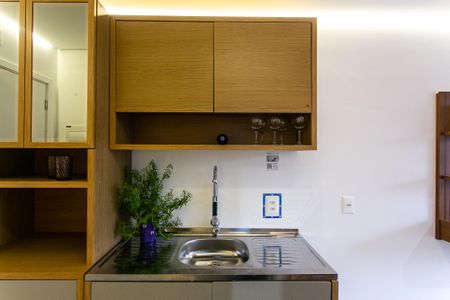 Studio para alugar com 24m², 1 quarto e sem vaga Studio para alugar com 24m², 1 quarto e sem vagaCozinha