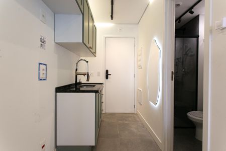 Studio para alugar com 25m², 1 quarto e sem vagaCozinha