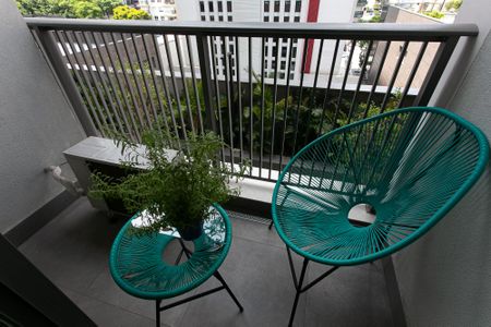 Studio para alugar com 25m², 1 quarto e sem vagaVaranda